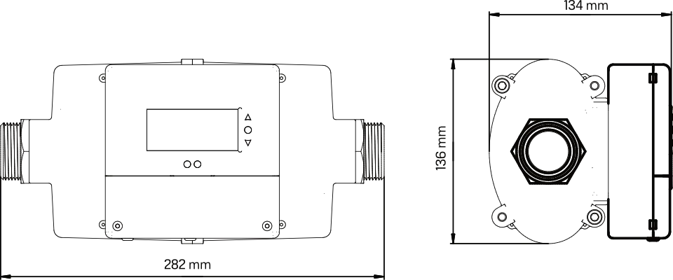 VADTel-MT-G6 dimensional scheme