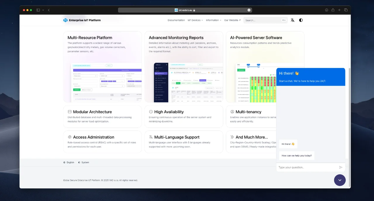 Interface of interaction with AI assistant