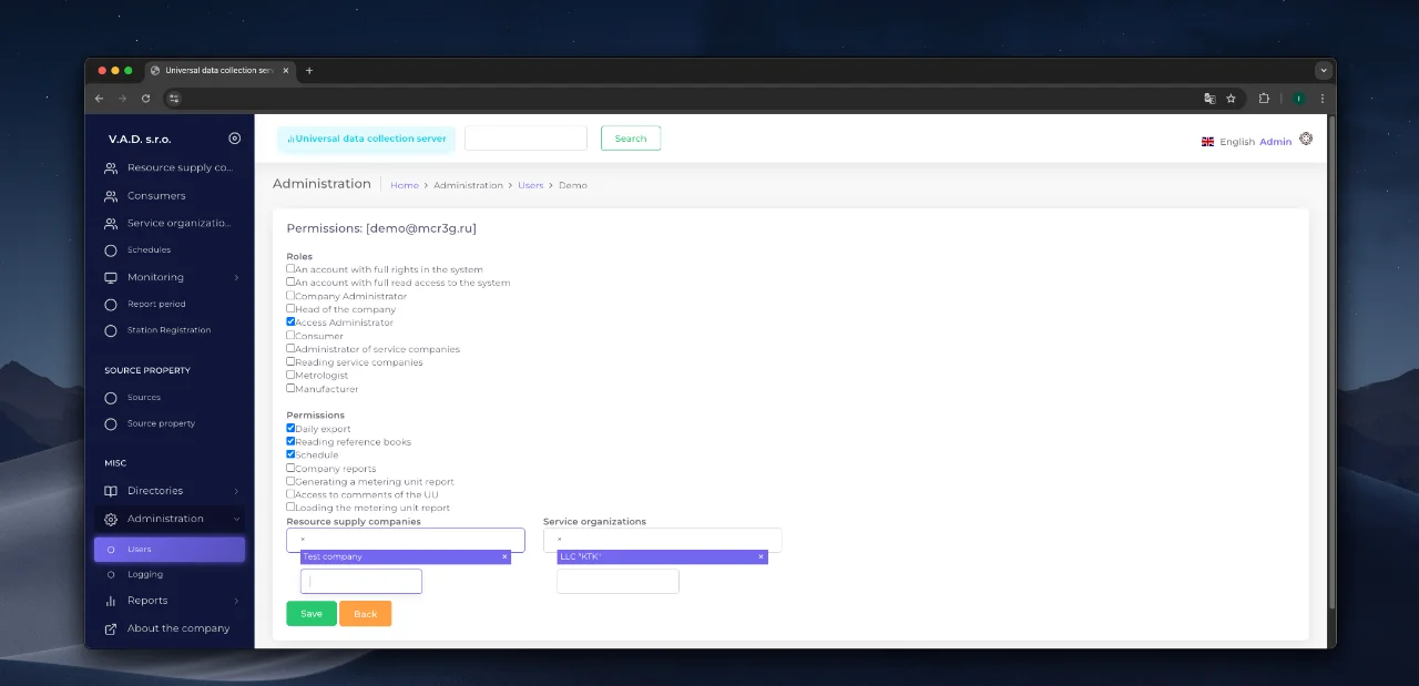 Customize additional permissions.