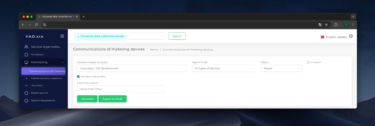 Report request form.